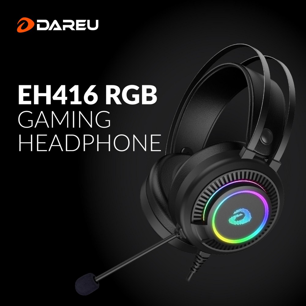 Tai nghe gaming dareu eh416 rgb - bảo hành mai hoàng