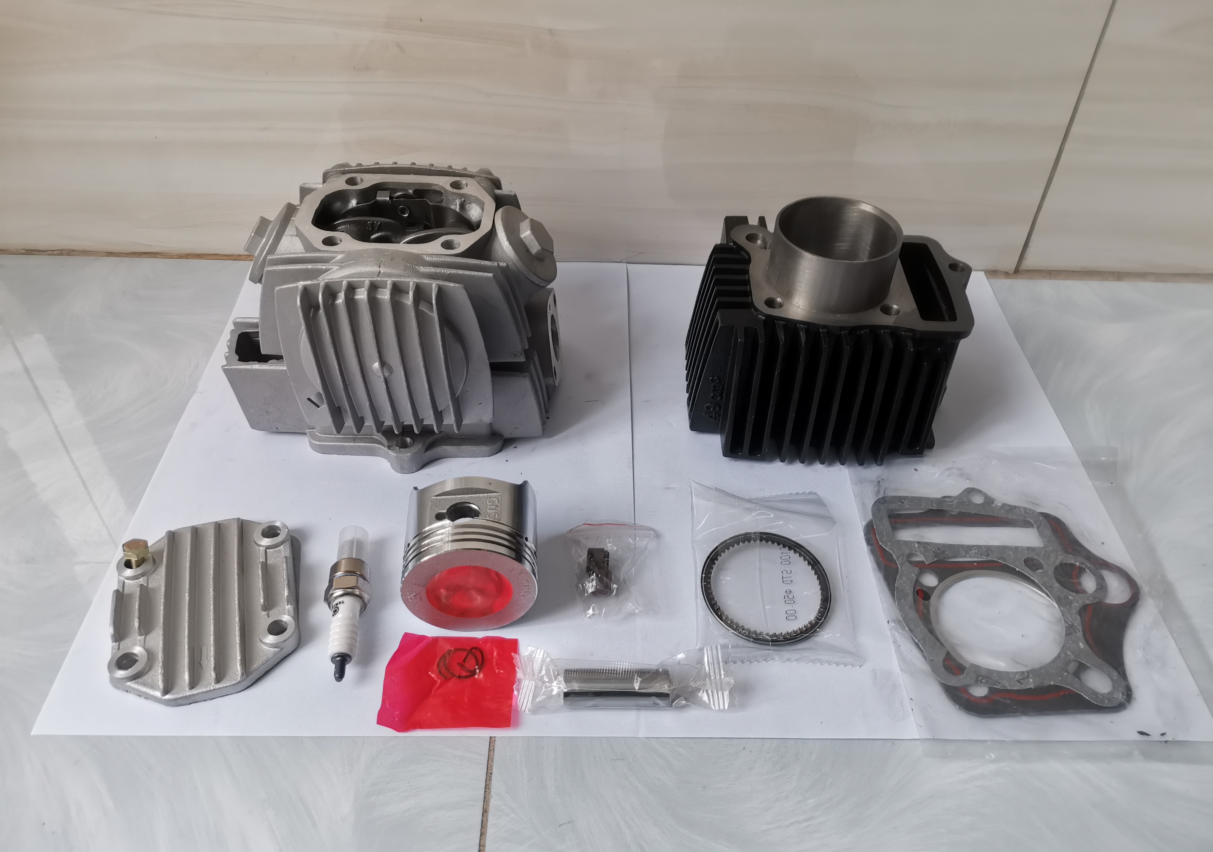 Full bộ đầu bò+lòng hơi Dream 100 đóng số 49cm dài 69 dành cho xe 50cc lên