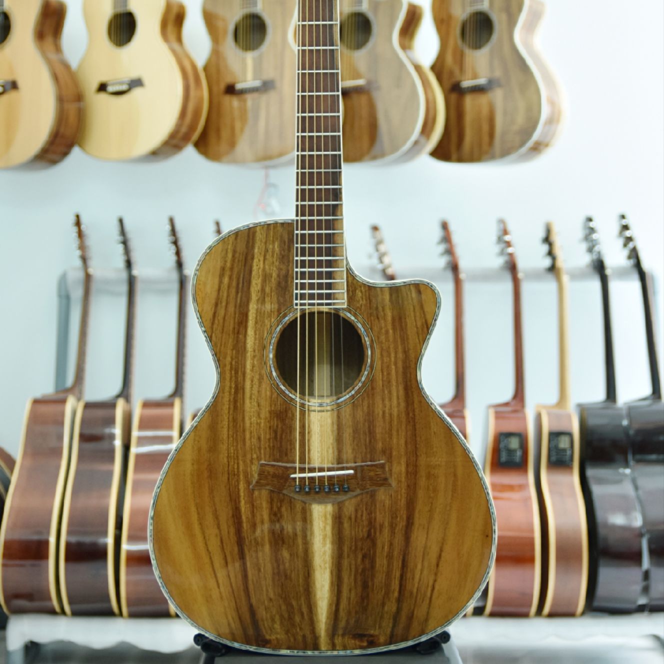 Đàn guitar acoustic | full gỗ điệp | dt-a25c4 | tặng kèm bao da