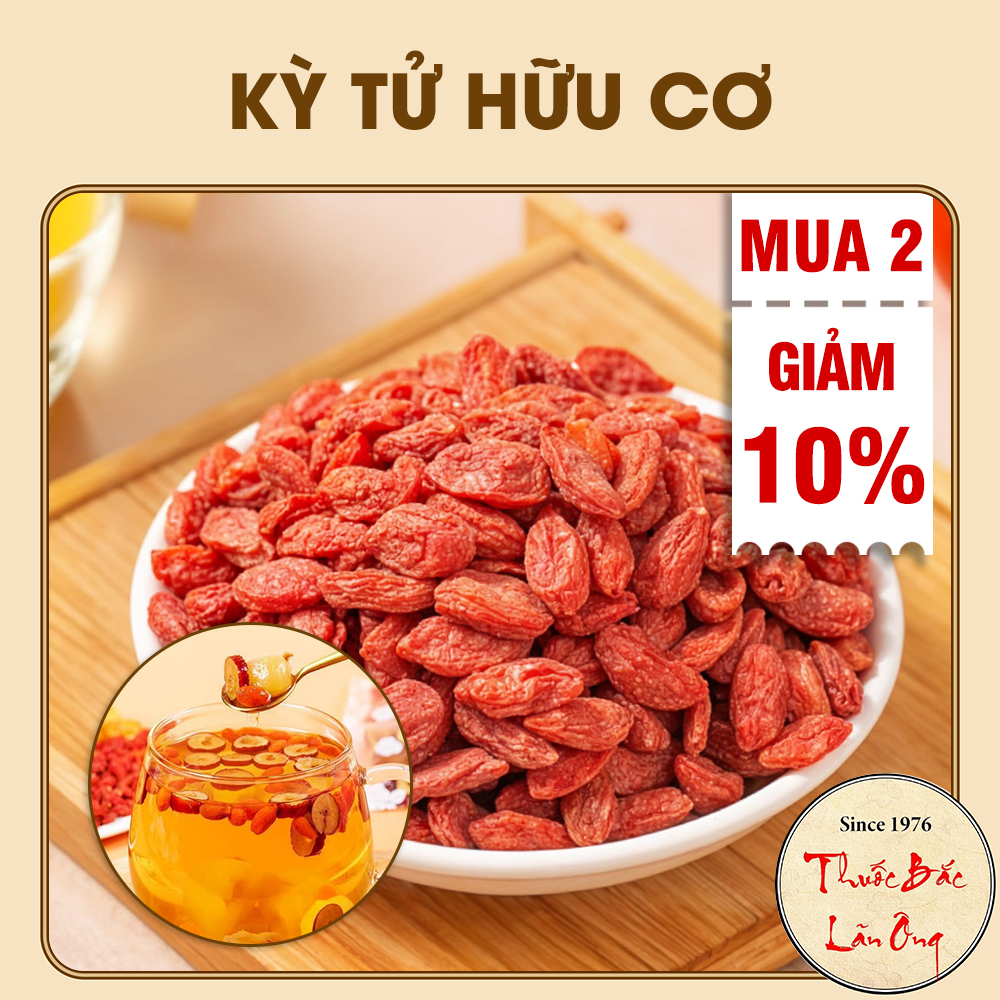 Kỳ tử Ninh Hạ 1kg, hạt kỷ tử hữu cơ, hạt to, ngọt, pha trà, hầm canh, nấu chè dưỡng nhan