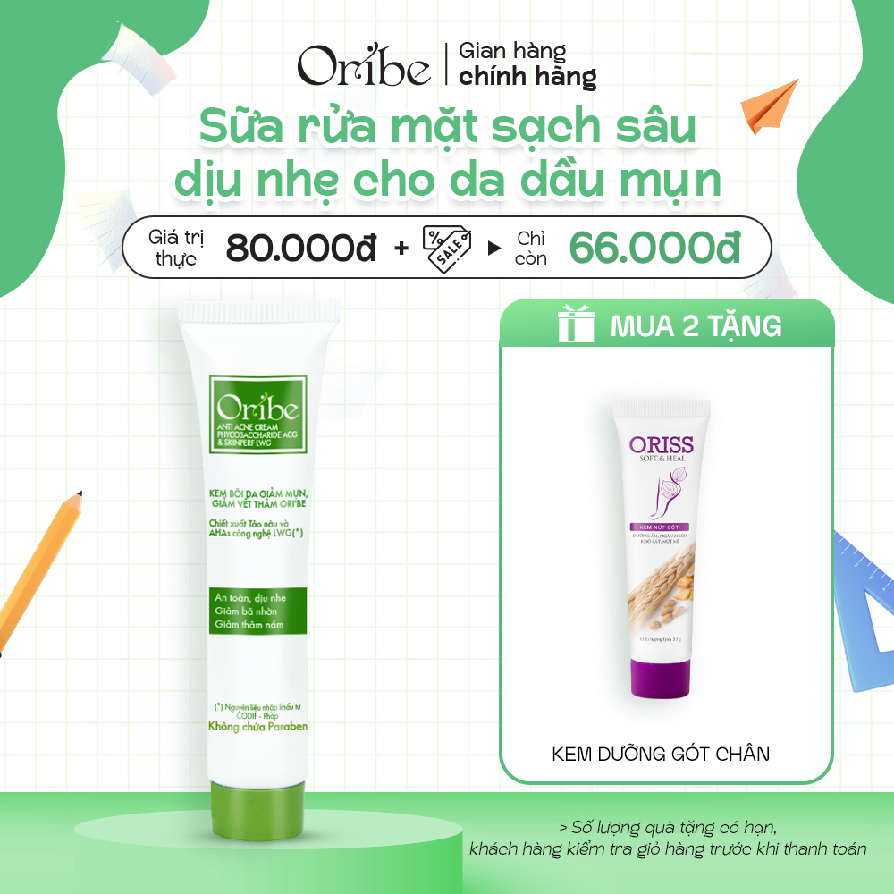 Kem Chấm Mụn Oribe Giảm Mụn Ẩn Mờ Thâm Liền Sẹo 20g