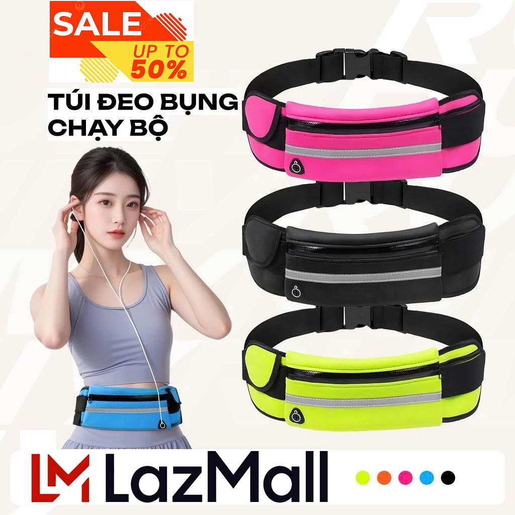 LazMall Cao Cấp Túi Đeo Hông, Túi Đeo Bụng, Túi Đeo Bụng Nam , Nữ Chạy Bộ Thể Thao Thời Trang Cao Cấp Sale Cực Rẻ - Cả Nhà Vui Khỏe
