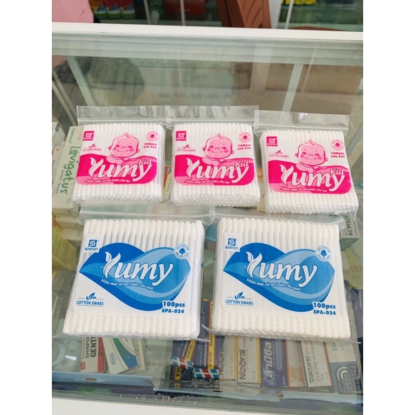 Tăm bông y tế người lớn - trẻ em yumy