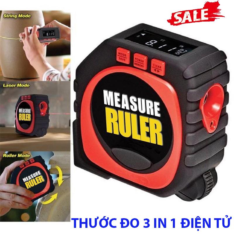Thước đo đa năng kỹ thuật số measure king 3-in-1 , buybowie kỹ thuật số thước dây; thước đo khoảng cách laser, đèn led màn hình kỹ thuật số, độ chính xác cao.