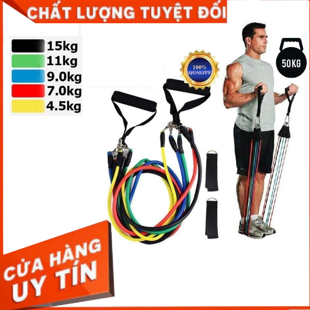 Dây ngũ sắc tập gym đa năng