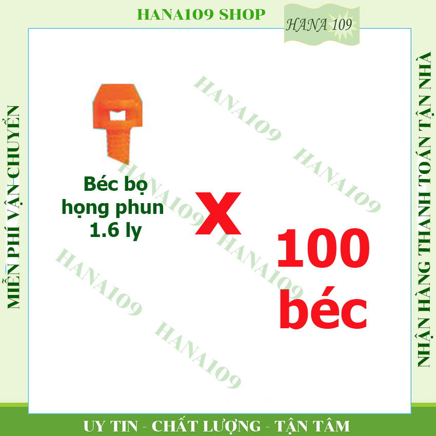 béc bọ phun mưa tưới gốc cây béc phun xòe họng phun 1.6 ly chân ren 6 ly 100 và 50 béc giải pháp tưới cây tối ưu tiết kiệm nước chi phí