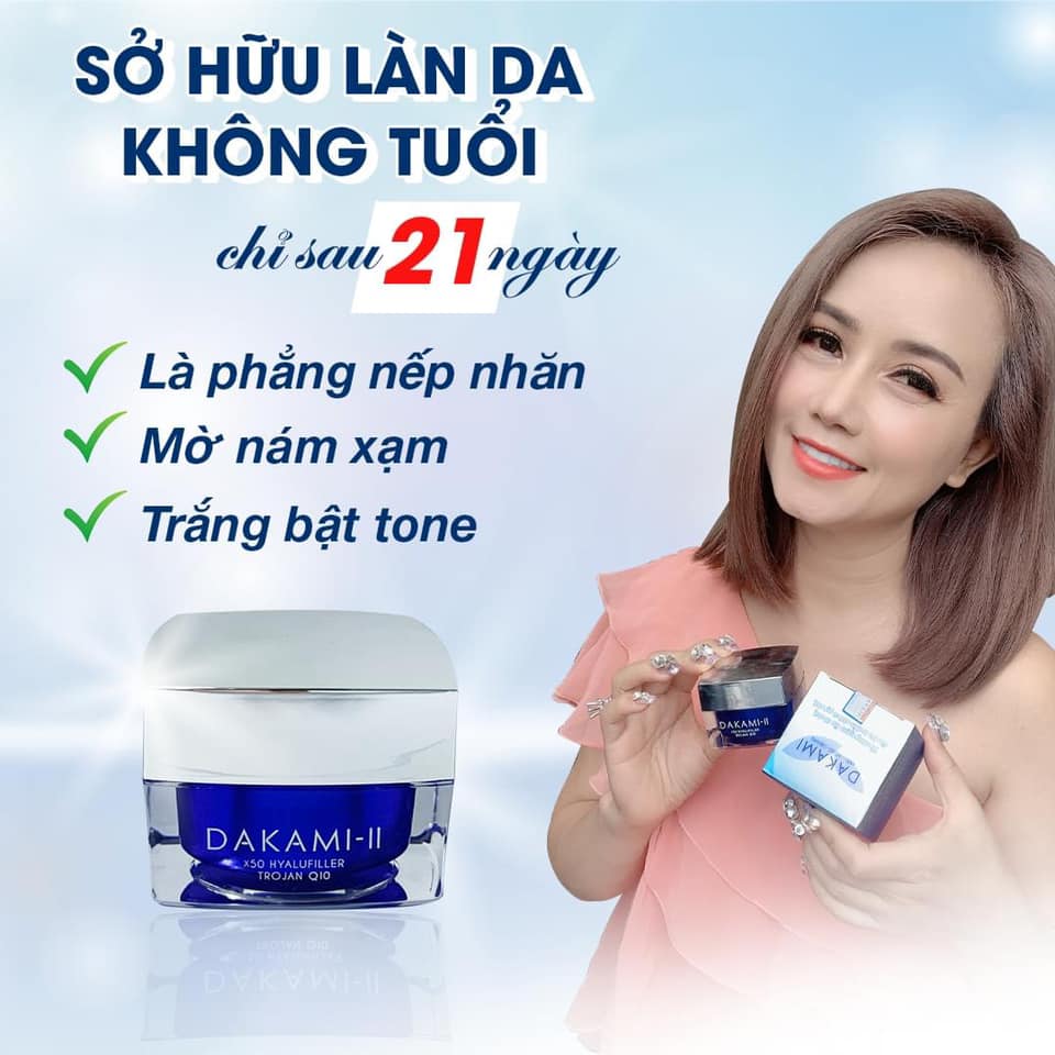 [HCM] Kem DAKAMI Chống Lão Hóa Hàn Quốc, Dưỡng Trắng Da Mặt, Giảm Nám, Tàn Nhang, Xóa Mờ Vết Thâm, Nếp Nhăn, Chân Chim Vùng Mắt