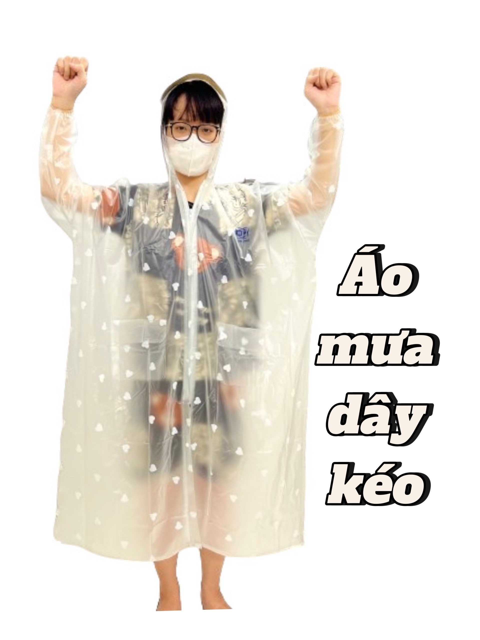 Áo mưa dây kéo, áo mưa ích kỷ, áo mưa măng tô, áo mưa vải eva có khoá kéo và nút cài phía trước, áo đi mưa, áo mưa, áo mưa dù, áo mưa da cá, áo mưa quân đội, áo mưa dùng 1 lần, áo mưa gấp gọn