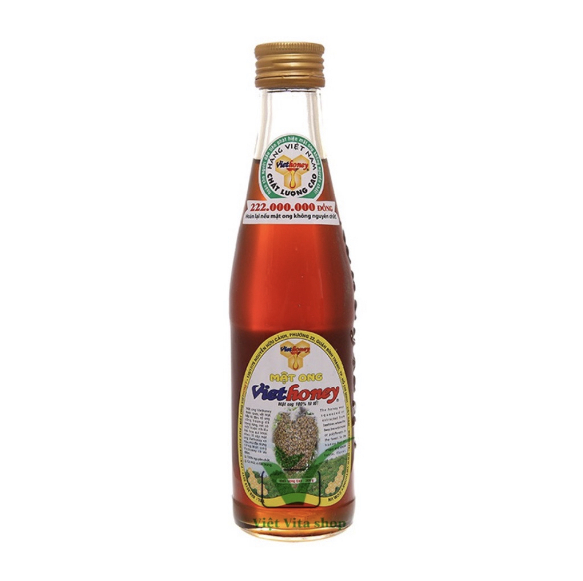 [HCM]Mật ong hoa nhãn chính hãng Việt Honey 300g