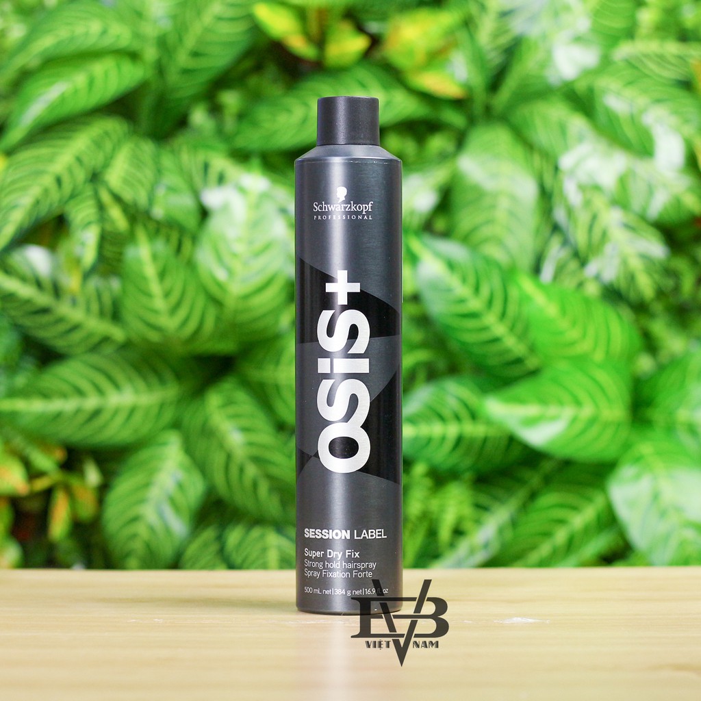 Gôm xịt tóc Osis+ Black Label 500ml chính hãng | Keo xịt tóc cao cấp nhập khẩu Đức