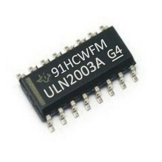 Đệm đảo ULN2003 Gói 10chip khuếch đại dùng cho điều khiển hoặc đệm đảo