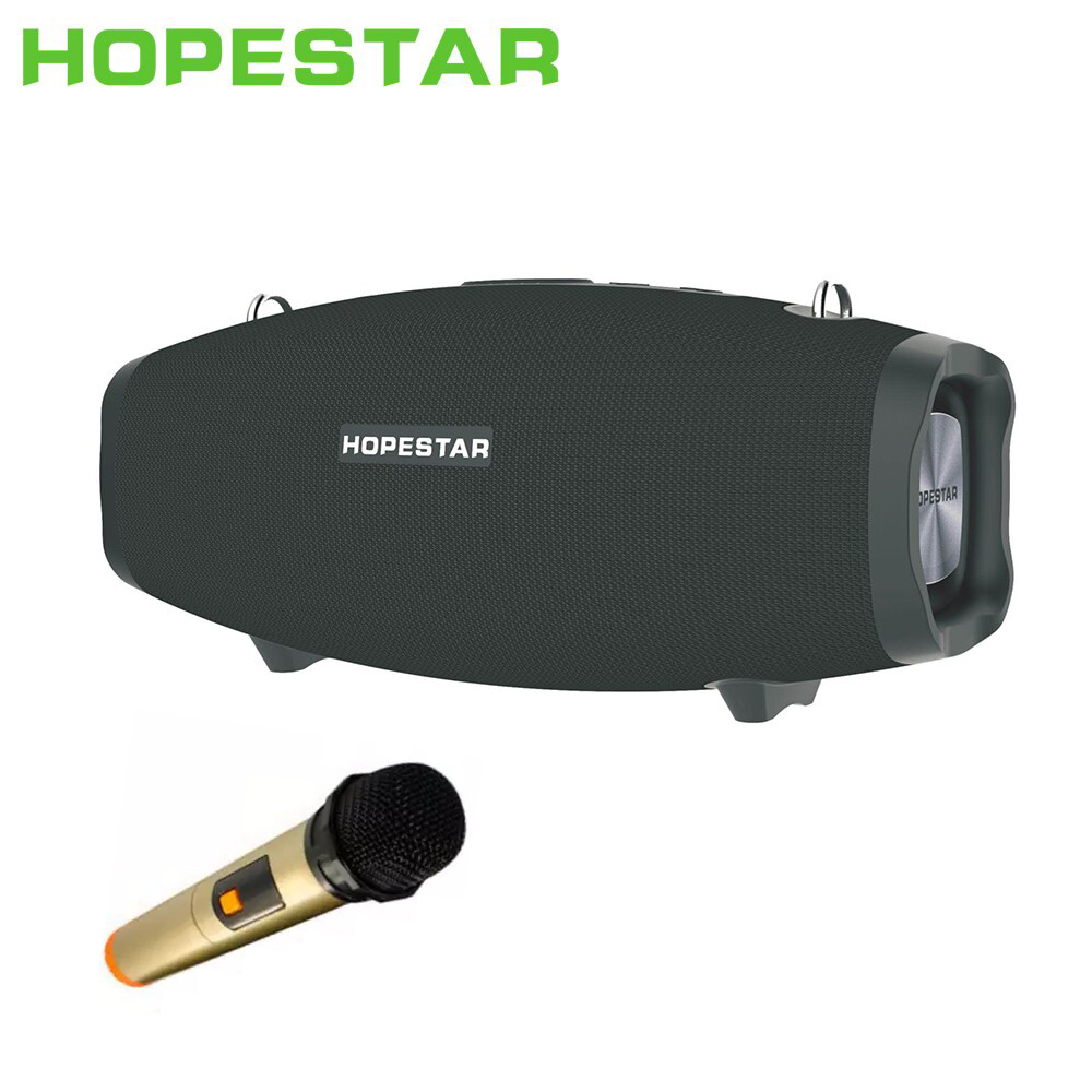 Loa Bluetooth Hopestar H1 Party Super Bass Stereo Loa Siêu Trầm Boombox Công Suất Lớn, Âm Thanh Vòm Sống Động, Chống Nước Chuẩn Ipx6, Pin Khủng - Tặng Micro Không Dây