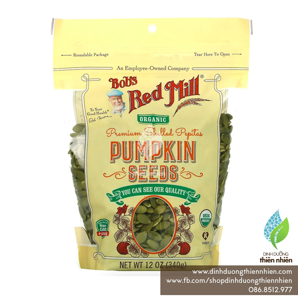Hạt Bí Hữu Cơ Bob's Red Mill Organic Pumpkin Seeds