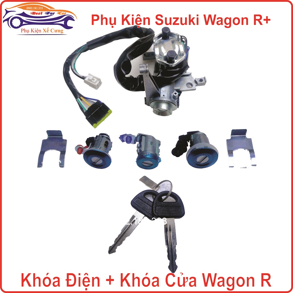 Bộ khóa suzuki wagon r khóa điện + khóa cửa
