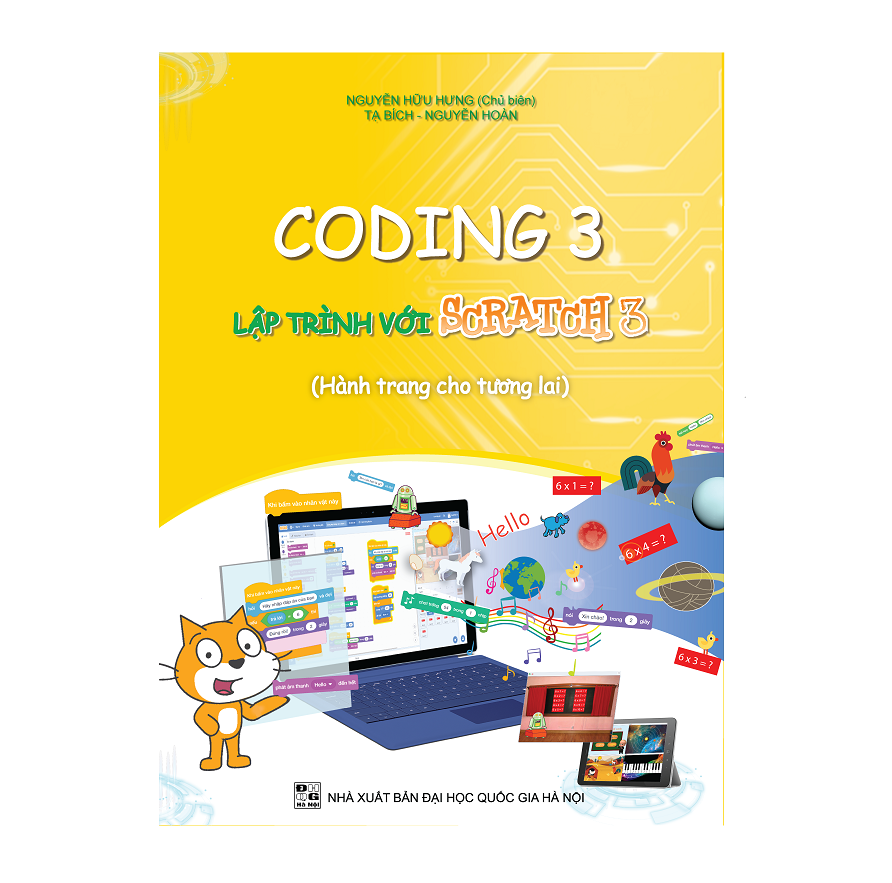 Sách Coding 3 lập trình với Scratch 3 (Dành cho học sinh lớp 3)