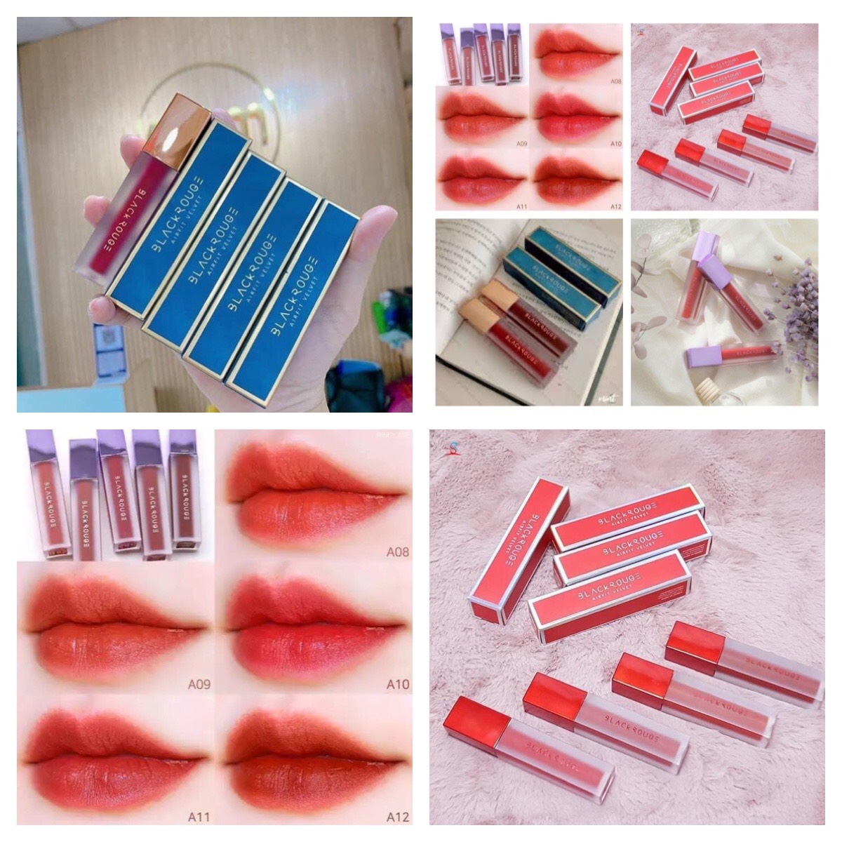 Son Kem  Black Rouge Air Fit Velvet  Đủ Màu 01-32