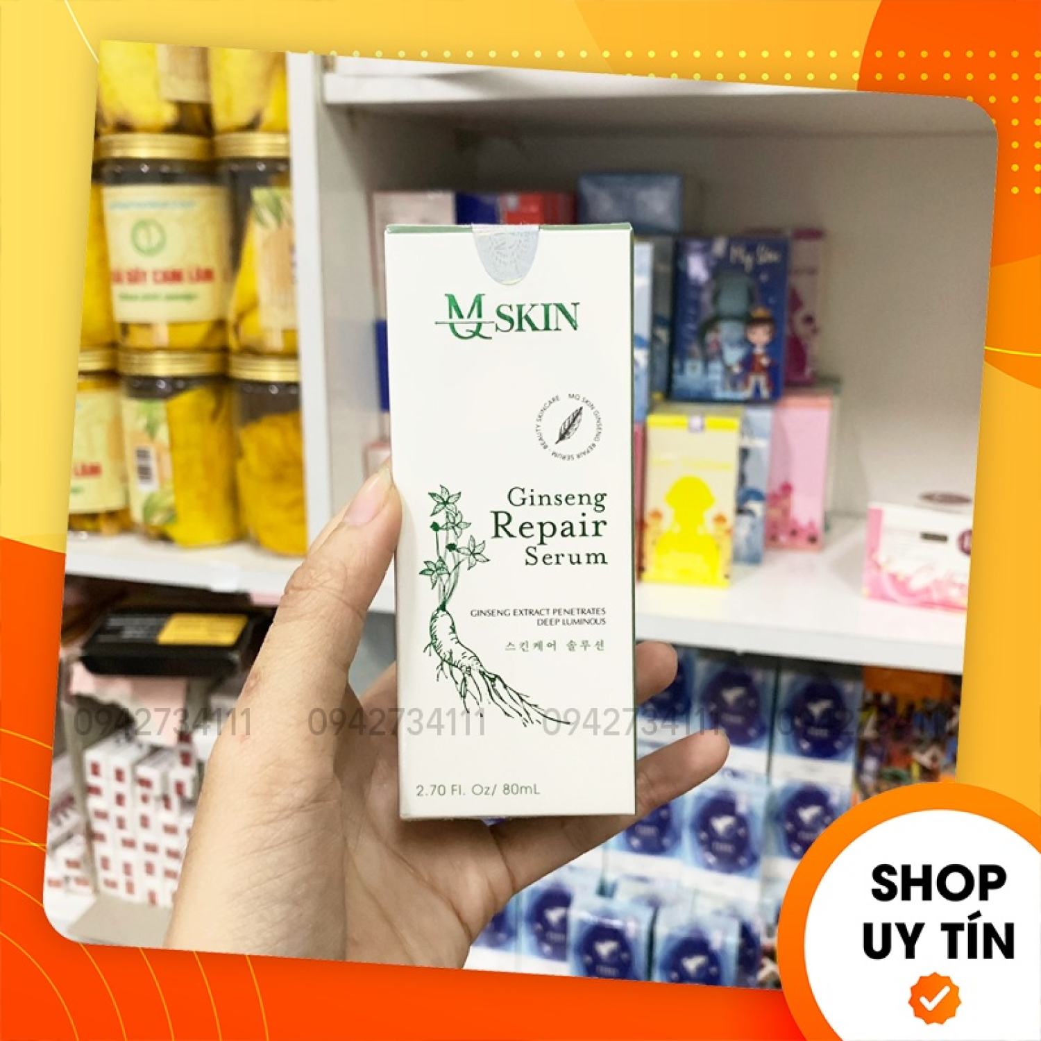 Serum tái tạo da nhân sâm số 1 mq skin