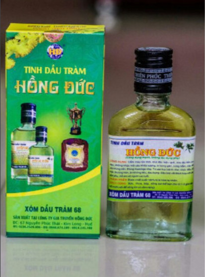 Combo 2 chai Tinh dầu tràm Hồng Đức 100ml - chống muỗi đốt, chống sốt xuất huyết