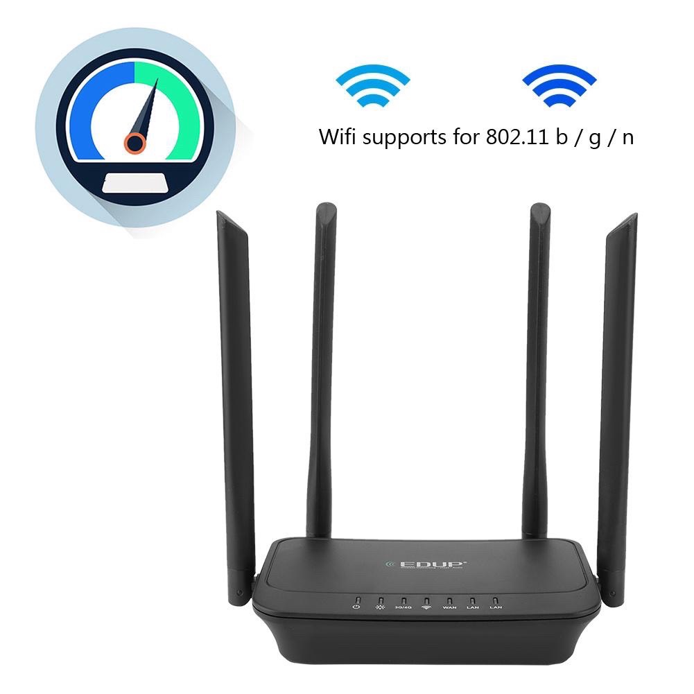 [HCM]Bộ phát wifi 4G Edup R102 tốc độ 4G LTE 300Mbps