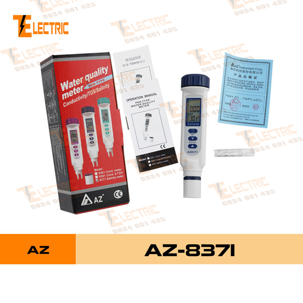 [HCM]AZ - 8371 Thiết Bị Đo Độ Mặn Của Nước, Bút Đo Độ Mặn Của Nước AZ 8371