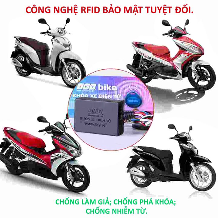 Khóa chống trộm xe máy thẻ từ Iky Bike -Thiết kế tối ưu,chống vào nước,chống ẩm Thiết kế chắc chắn,AN TOÀN VÀ BẢO MẬT - Điện Dân Dụng.