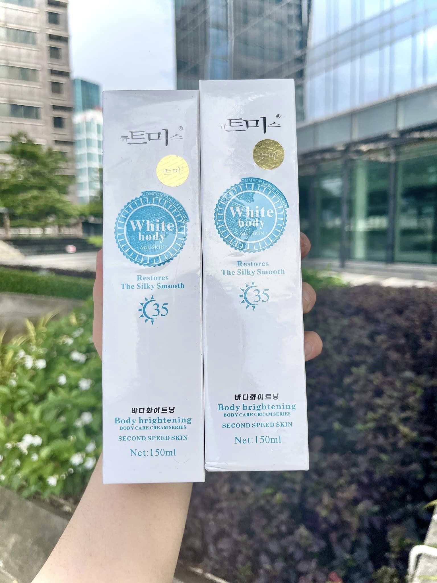 Kem kích trắng white body the new skin hàn quốc