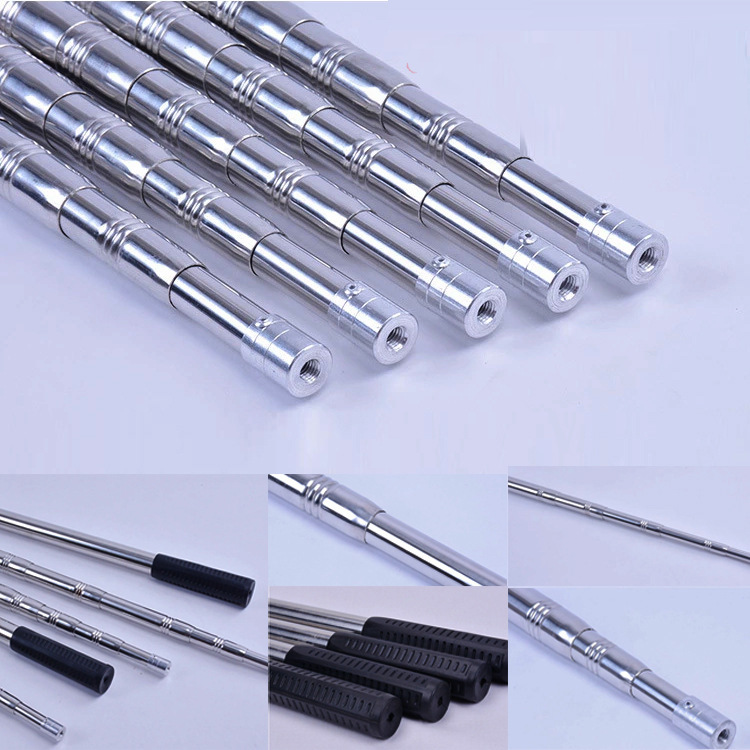 Cán vợt câu cá Inox sào chim 1m7-3m