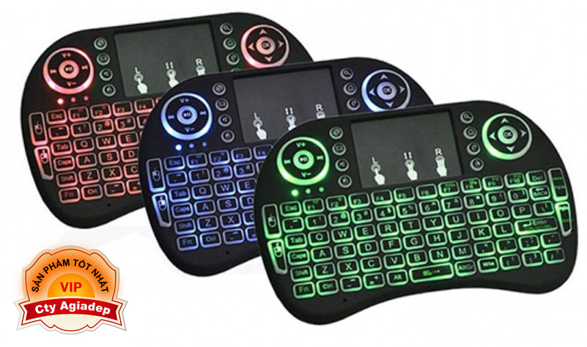 Chuột bay Bàn phím mini keyboard ADG-i8  pin sạc lithium