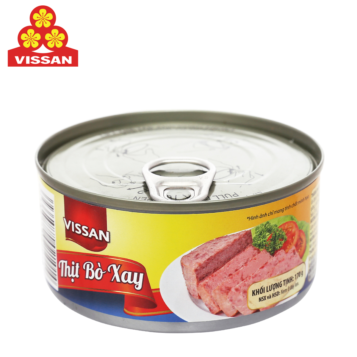 Thịt bò xay ground beef vissan 170 gram