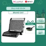 (Chỉ 23.04)Vỉ nướng điện gấp gọn Elmich EGE-8579