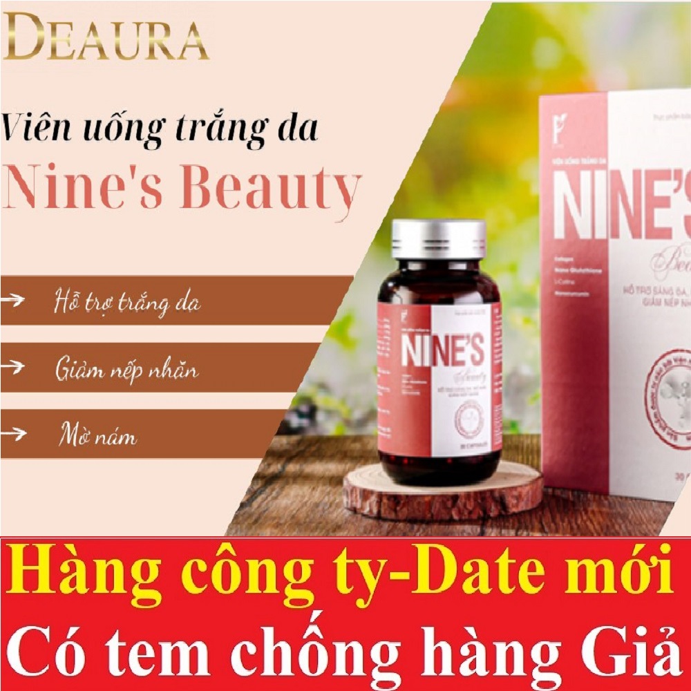 Viên uống trắng da mờ nám giảm nếp nhăn nine's nines beauty