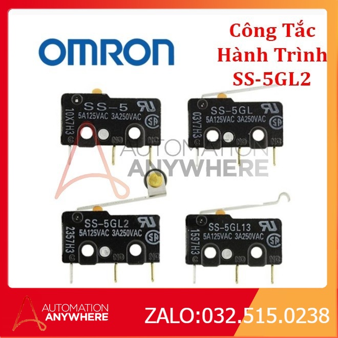 Freeship ss-5gl2 công tắc hành trình omron 250vac 3a spdt-no/nc