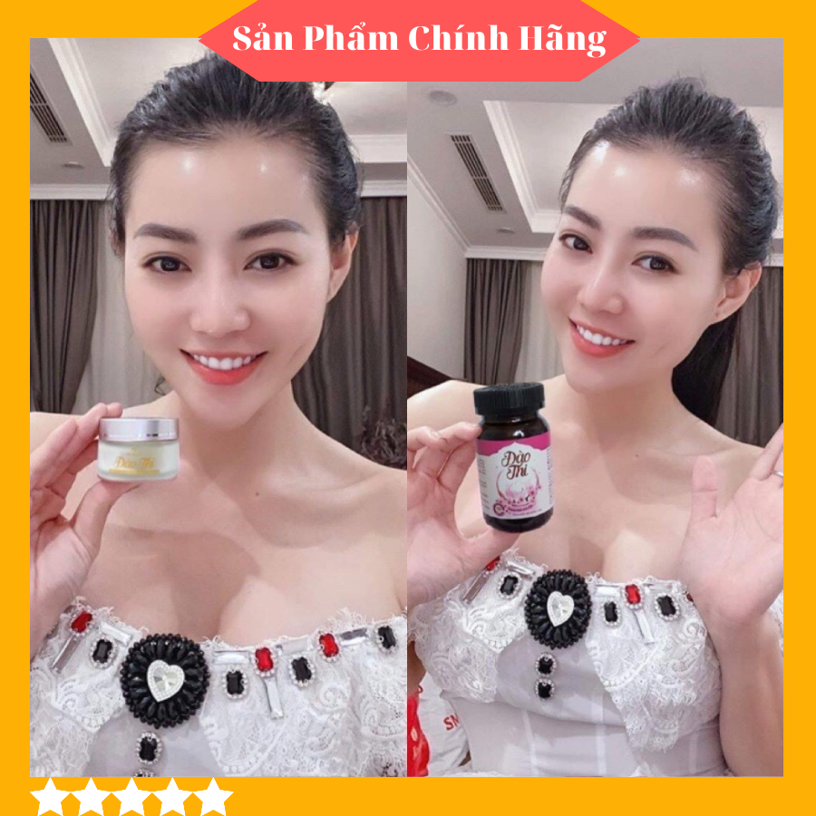 [Chính Hãng]Combo 1 Hộp Uống + 1 Kem Bôi Đào Thi ❤️ Tặng Mặt Nạ Tế Bào Gốc+Thước Đo