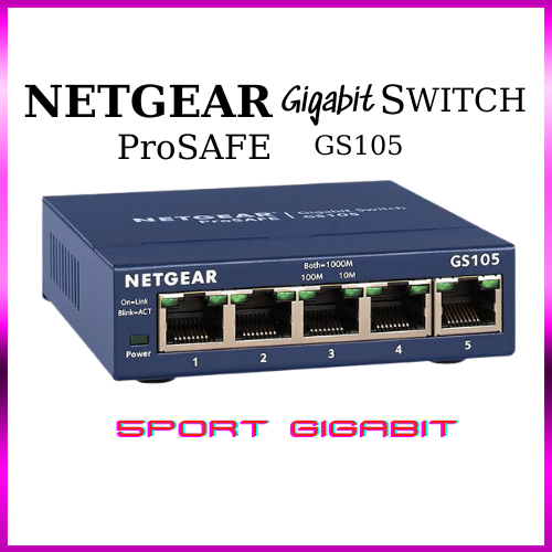 Bộ chia mạng 5 cổng  Netgear GS105 5-Port 10/100/1000 Gigabit Switch