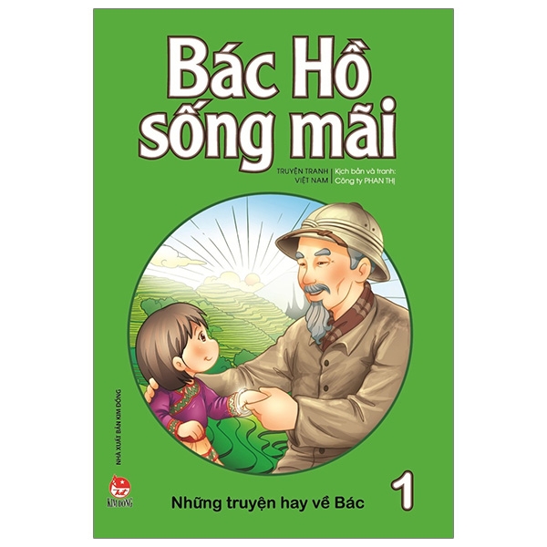 Truyện tranh - combo 5 cuốn bác hồ sống mãi kim đồng