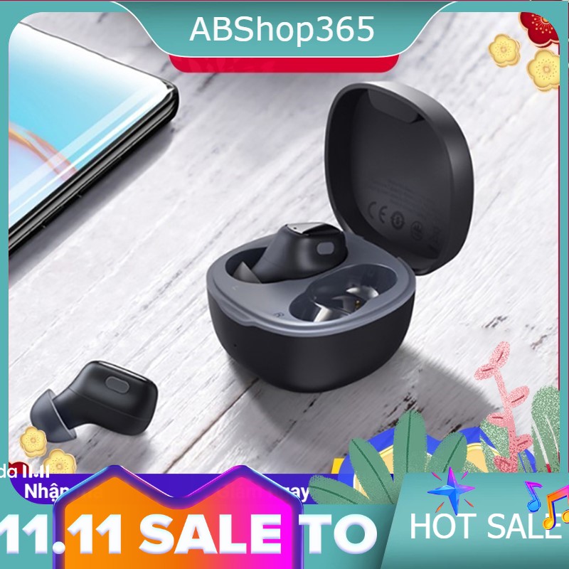 Baseus WM01 ( 2 tai ) / Baseus A03 ( 1 tai ) Tai Nghe Bluetooth Tai Nghe Không Dây Thể Thao TWS Blue