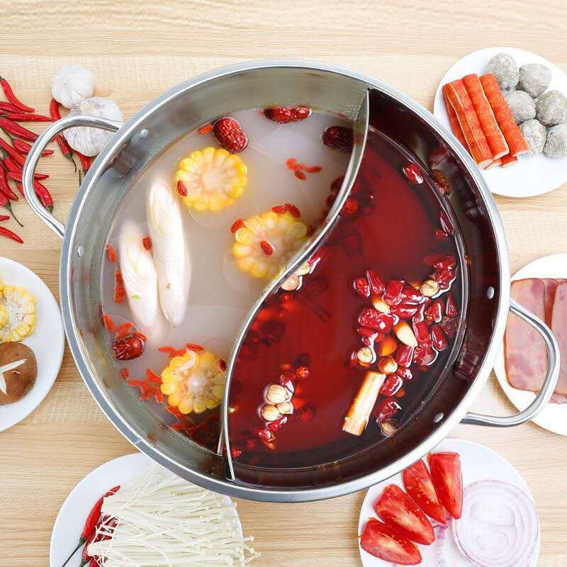 Nồi lẩu 2 ngăn