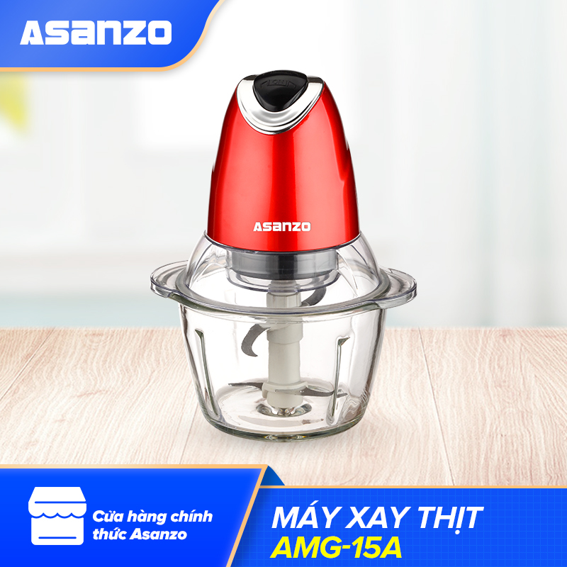 Máy Xay Thịt Asanzo 1.2L AMG-15A, Công Suất 600W - Hàng Chính Hãng Bảo Hành 12 Tháng