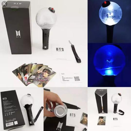 Lightstick Bts Bomb Ver 3 Gậy Cổ Vũ Phát Sáng Nhóm Nhạc Idol Hàn Quốc Tặng  Ảnh Card Thành Viên Và Nametag | Lazada.Vn