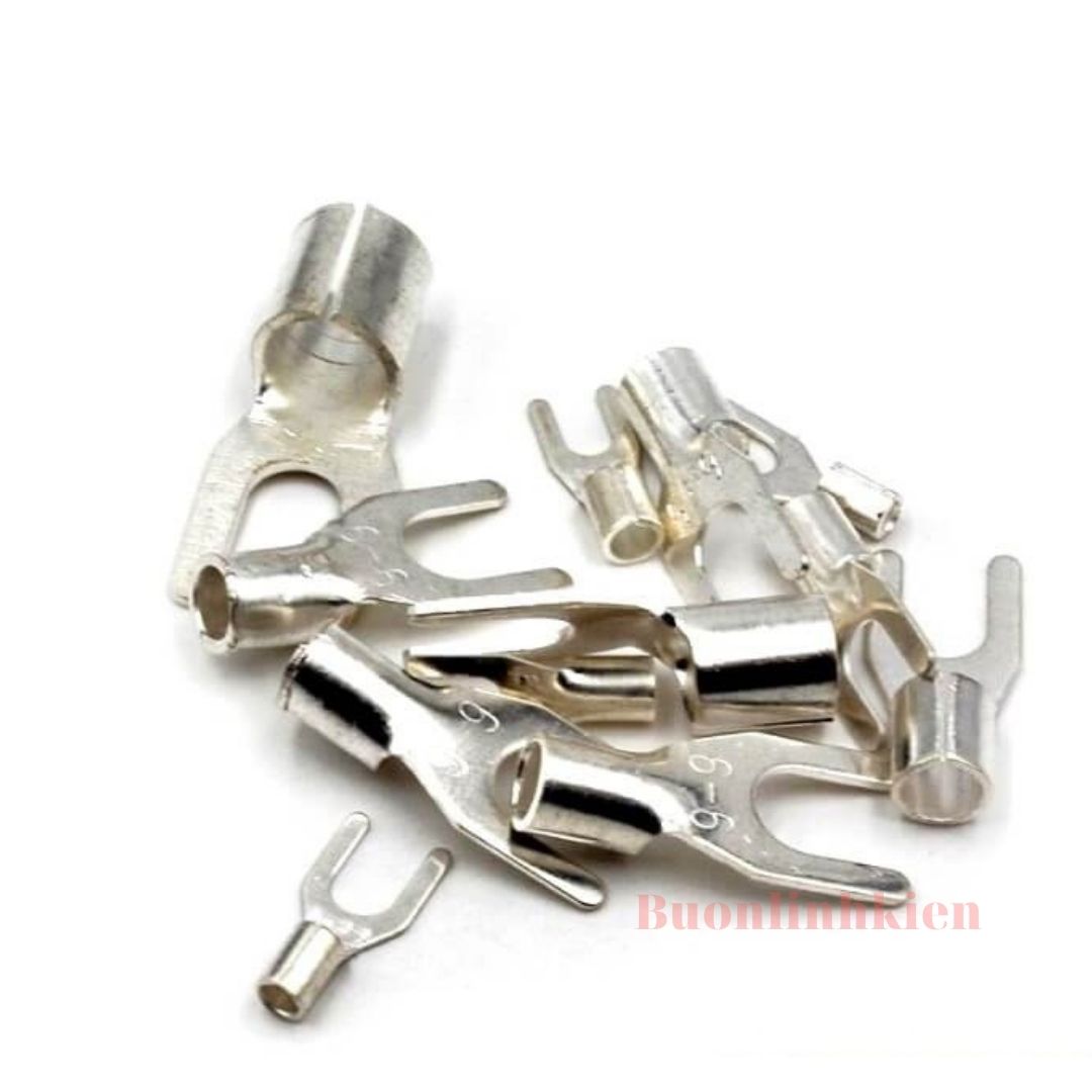 1000 đầu cos y trần 2-4, đầu cos dây đện, cos chỉa dùng cho dây 1.5-2.5mm, cos y