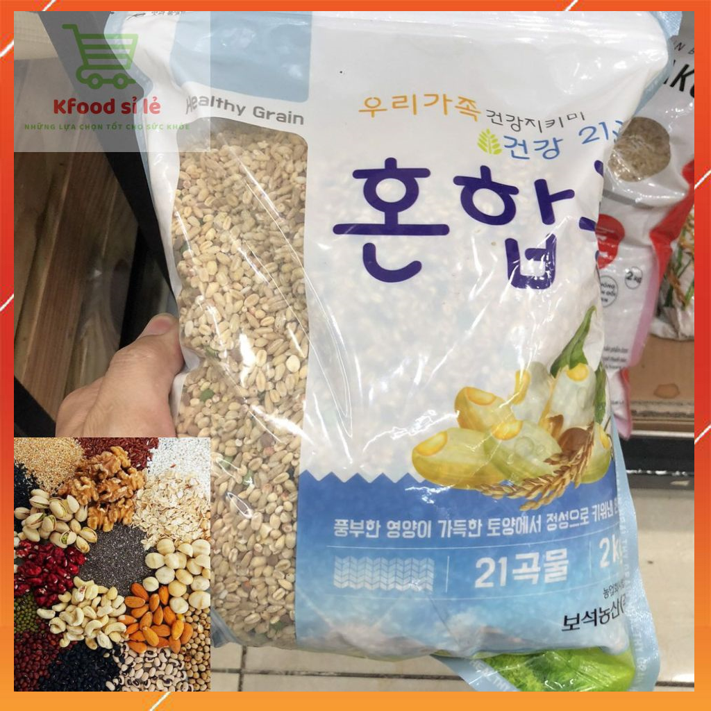 Gạo trộn ngũ cốc hàn quốc daesang 15-19-21 loại ngũ cốc