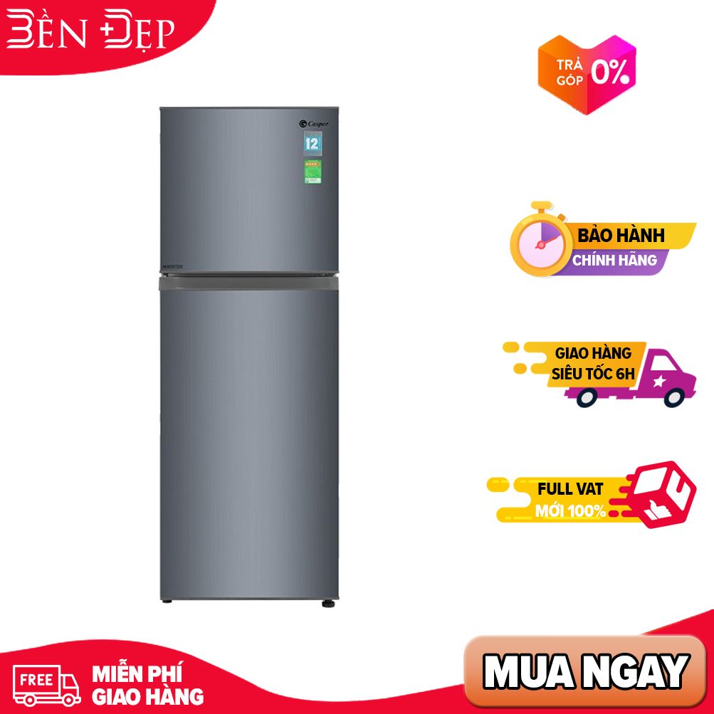Tủ lạnh casper inverter 238 lít rt-250vd