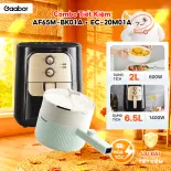 Combo Gaabor 41 Nồi chiên không dầu dung tích lớn 6.5L AF65M-BK01A và nồi điện đa năng 2L EC-20M01A - Bảo hành 12 tháng 1 đổi1