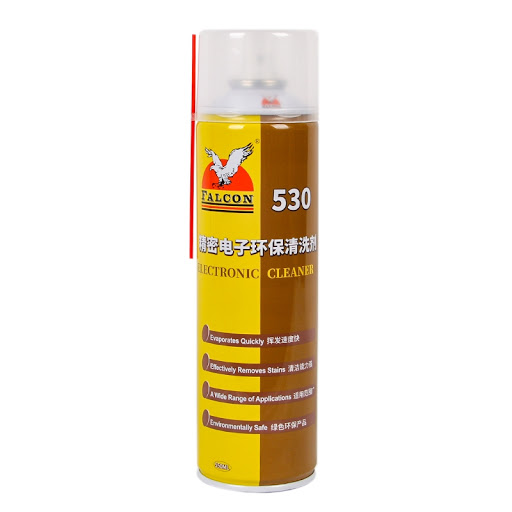 [HCM][CHAI XỊT TẨY KEO- MẠCH ĐIỆN] FALCON 530 ELECTRONIC CLEANER 550ML