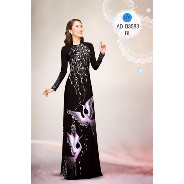 [HCM]Vải áo dài con hạc