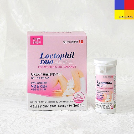 Lactophil Duo giải quyết mọi vấn dề phụ nữ, chiết xuất từ men sinh vật UREX