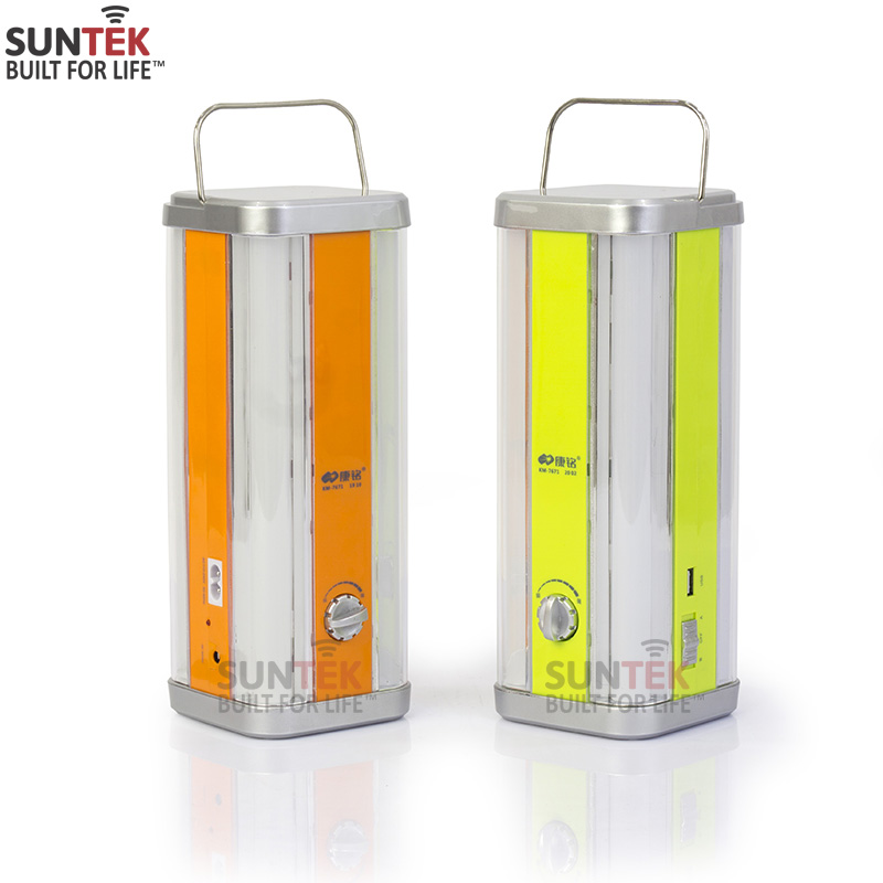 Đèn LED Tích Điện thông minh kiêm PIN Sạc Dự Phòng SUNTEK KM-7671 10W - Hàng Chính Hãng - Bảo hành 12 tháng