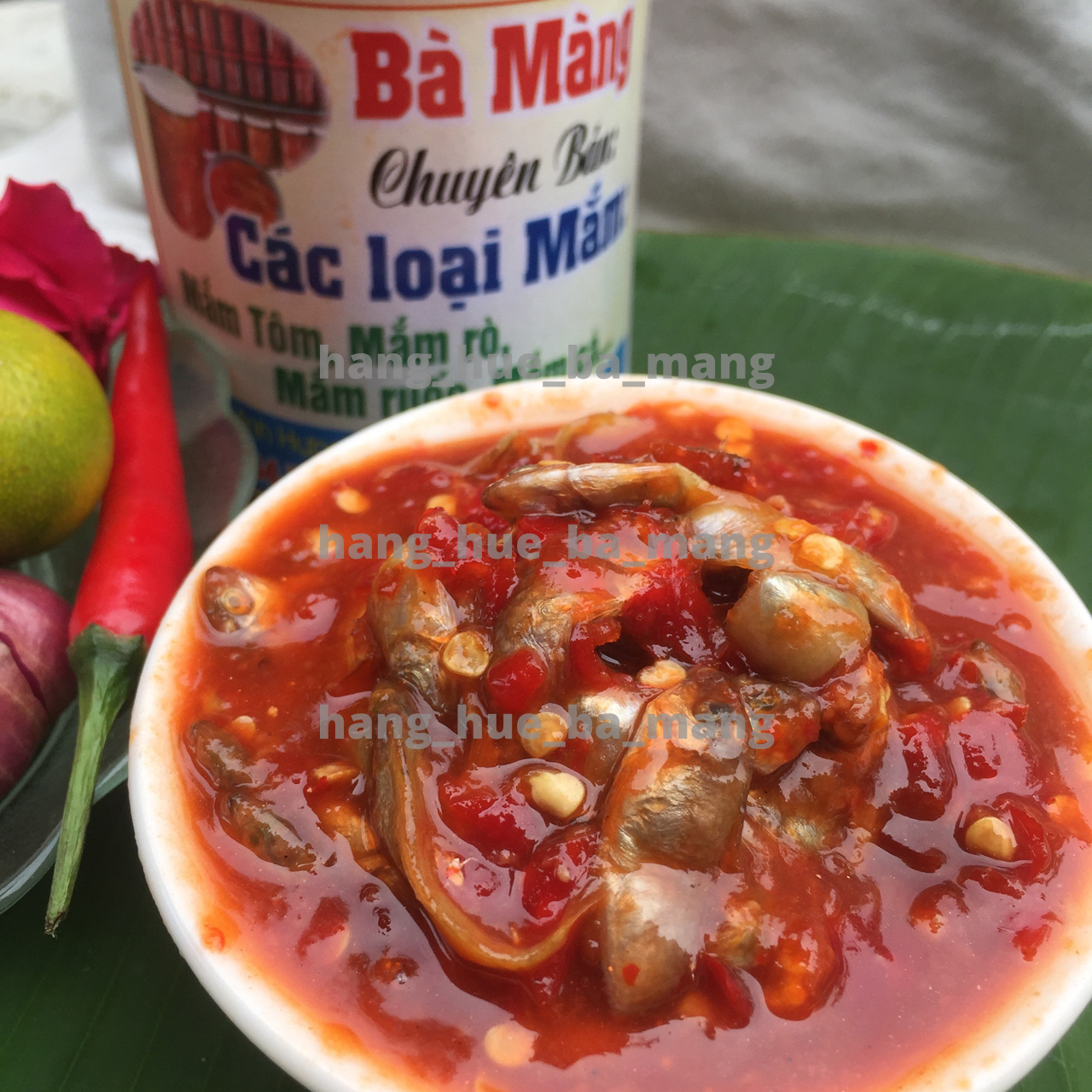 450g mắm rò date mới nhất Hàng Huế Bà Màng - Đặc sản Huế