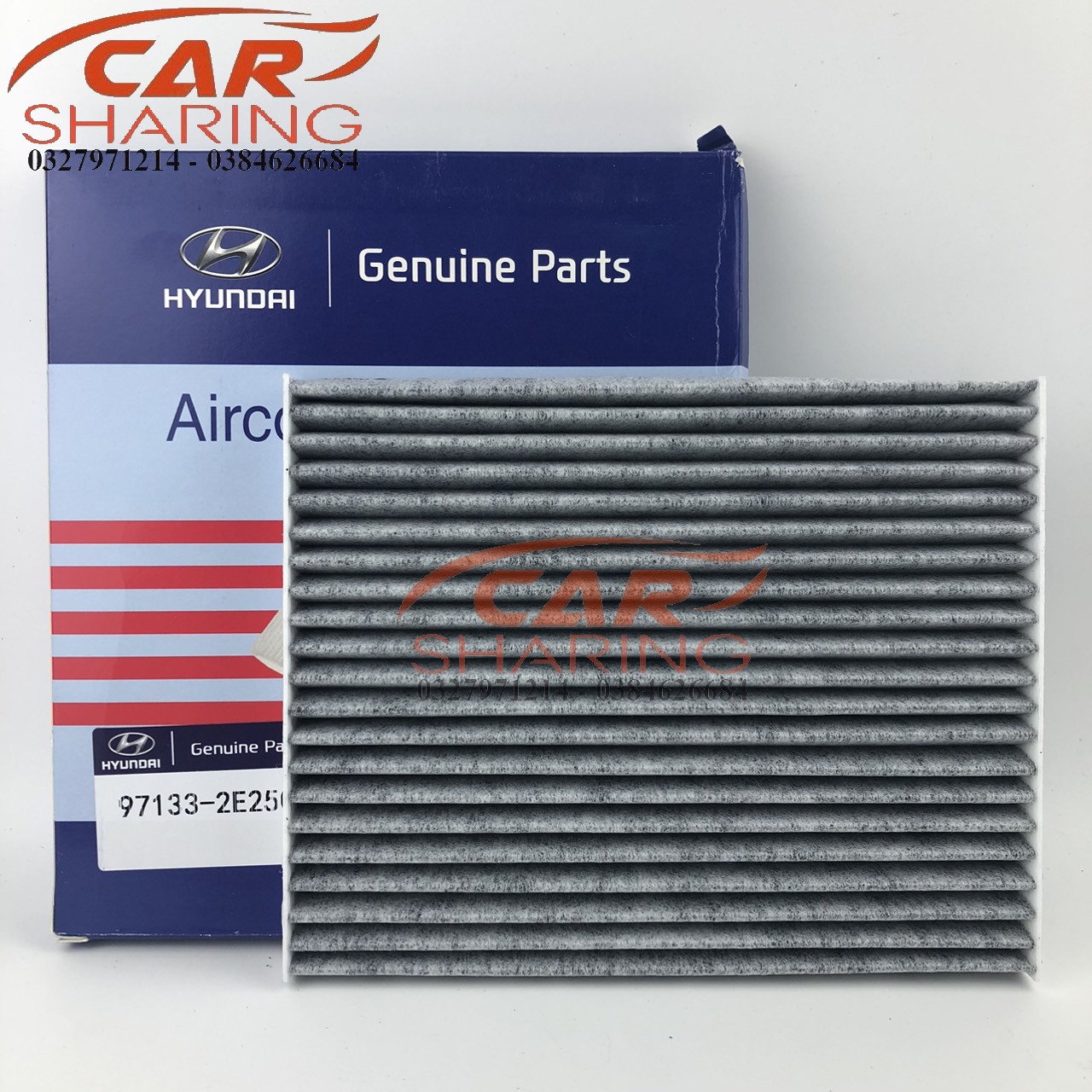 Lọc gió điều hoà dung cho xe k3, cerato máy 2.0l đời 15-22, avante đời 10-15, elantra đời 06-15 loại than hoạt tính ,mã oem - 97133-2h001/2e250