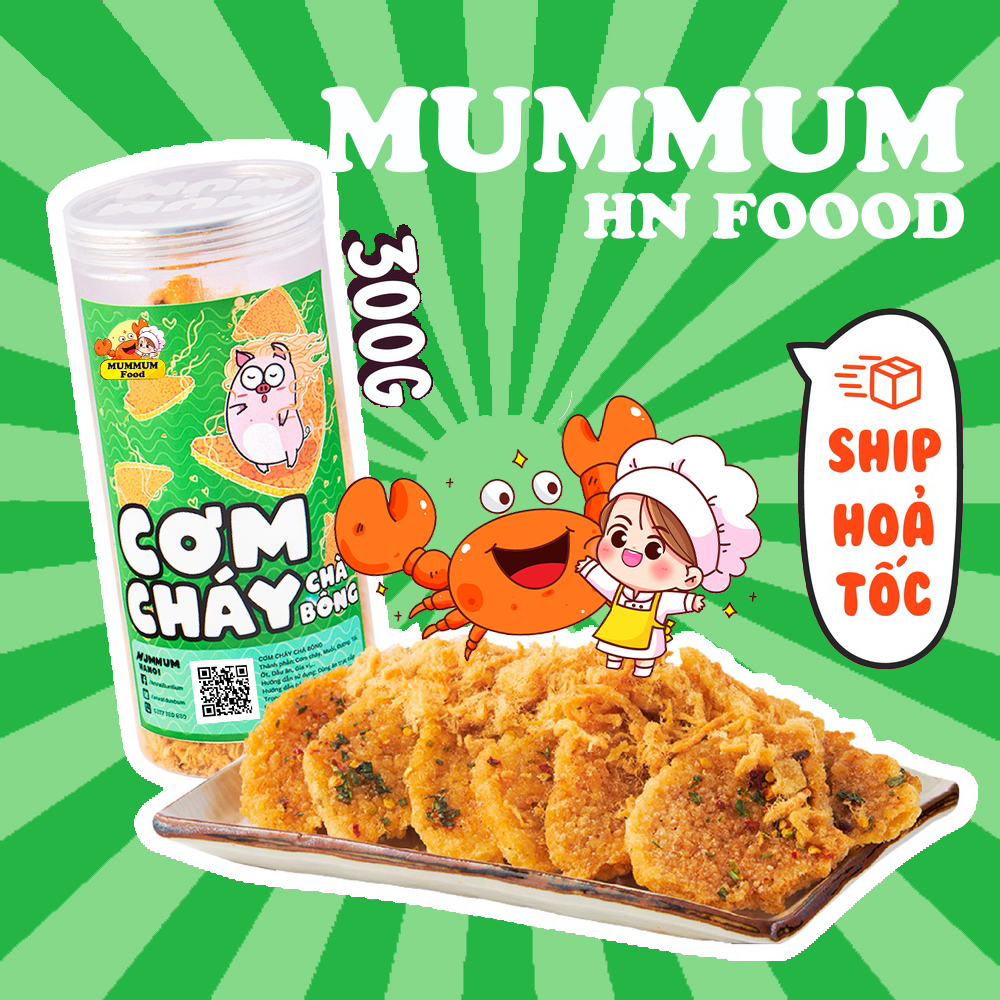 300g cơm cháy chà bông mummum food bb009